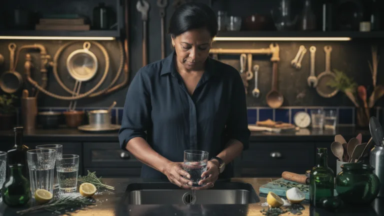 Why this half glass trick clears drains better than vinegar and baking soda